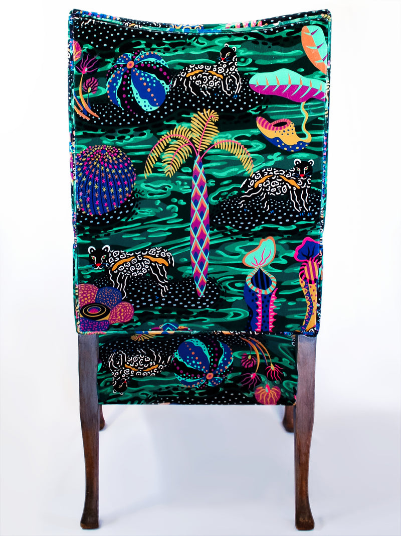 Large Velvet Chair · Quandary Quagmire · Everglade
